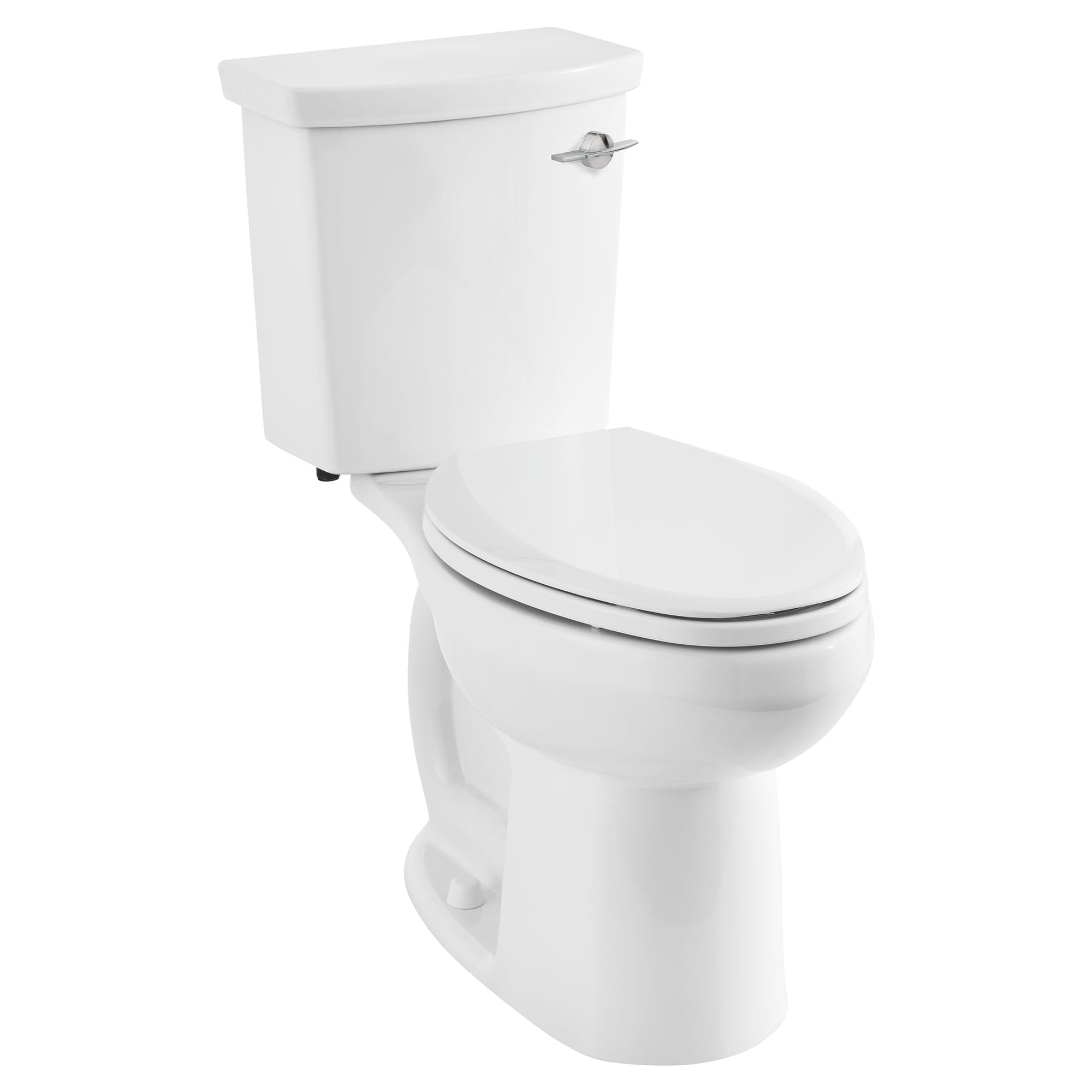 Toilette H2Option ADA, 2 pièces, chasse double 1,28 gpc/4,8 lpc et 0,92 gpc/3,5 lpc, à cuvette allongée à hauteur de chaise, levier de déclenchement à droite, sans siège